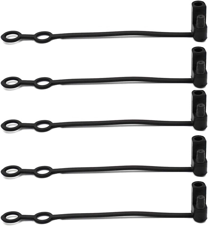 iMESTOU 2 Pin Plug Replacement Weather Cap,SAE Waterproof Cover Cap for SAE Connector (5pcs) - Image 1